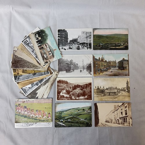 26 - Sheffield Interest Postcards - Late Victorian Real Phototgraph RP postcards of Sheffield street view... 