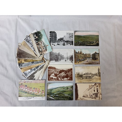 26 - Sheffield Interest Postcards - Late Victorian Real Phototgraph RP postcards of Sheffield street view... 