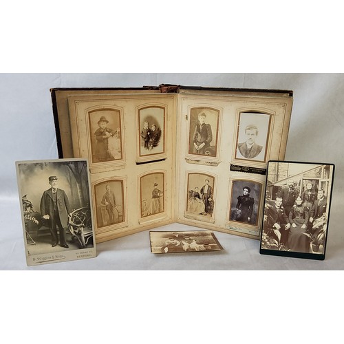 62 - Photography- A Victorian photograph album c.1880Provenance: From the estate of a family descendant o... 