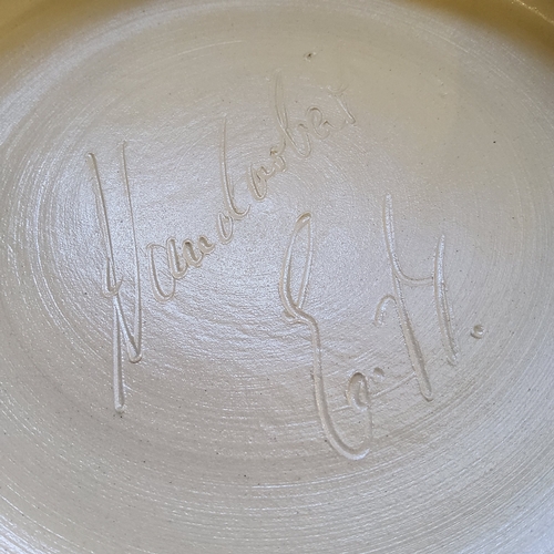 25 - Decorative Ceramics&nbsp; - substantial German Westerwald type fruit bowl, boldly decorative cobalt ... 