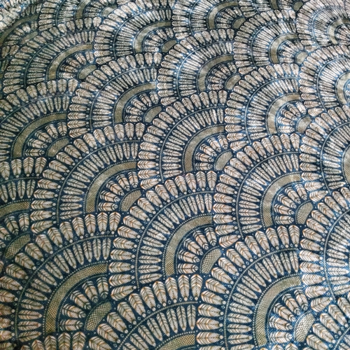 44 - Interior Design - a period Art Deco oak wing back club chair recently upholstered in an emerald Art ... 