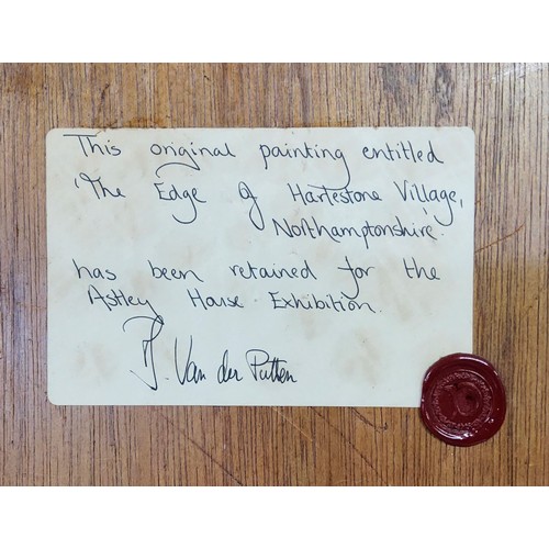 48 - DANIEL VAN DER PUTTEN (1960)&nbsp;The Edge of Harlestone Village, Northamptonshiresigned to lower le... 