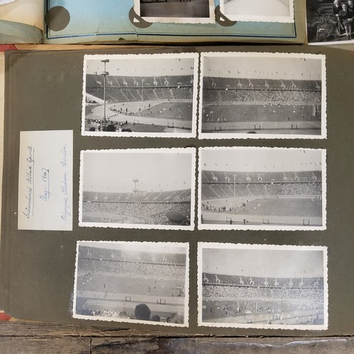 66 - An interesting archive contained in three photograph albums showing the life of British stationed in... 