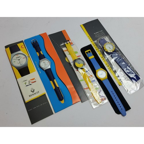 235 - Automobilia - various promotional Renault watches and ephemera etc.