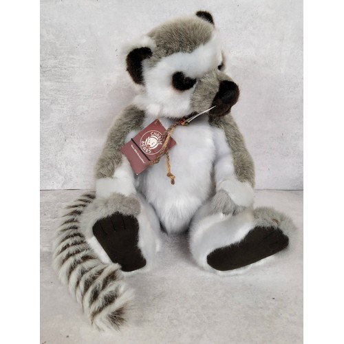273 - Charlie Bears Plush Collections - Bandit CB141472&nbsp;exclusively&nbsp;designed by Isabelle Lee wit... 