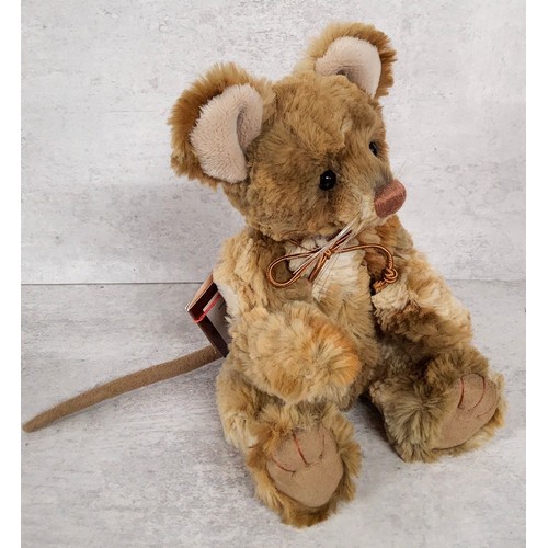 274 - Charlie Bears Plush Collections Dickory, CB165116&nbsp;exclusively&nbsp;designed by Alison Mills wit... 
