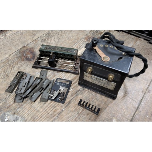 280 - Lionel Ives pre-war O gauge transition 257 2-4-0 steam locomotive and 257T tender, two Pullman coach... 