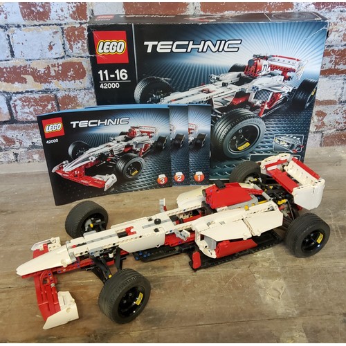 283 - Lego Technic 42000 F1 car Formula 1 Race Car/Race Truck, 2 Models In 1 includes instructions and ori... 
