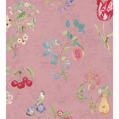 114A - Interior design including two rolls of Designer Guild Christian Lacroix Prete moi ta plume Bourgeon ... 