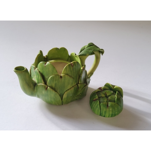 17 - An unusual Chinese hard paste porcelain miniature / toy in the form of an artichoke bulb. 'D & S... 