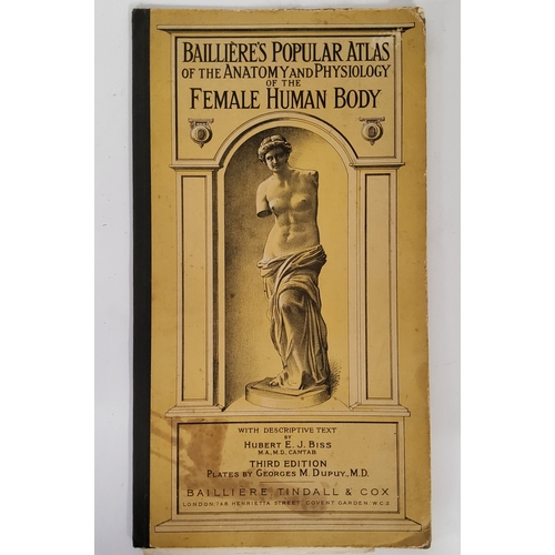 75 - Ballieres Popular Atlas of the Anatomy and Physiology of The Female Human Body with coloured anatomi... 