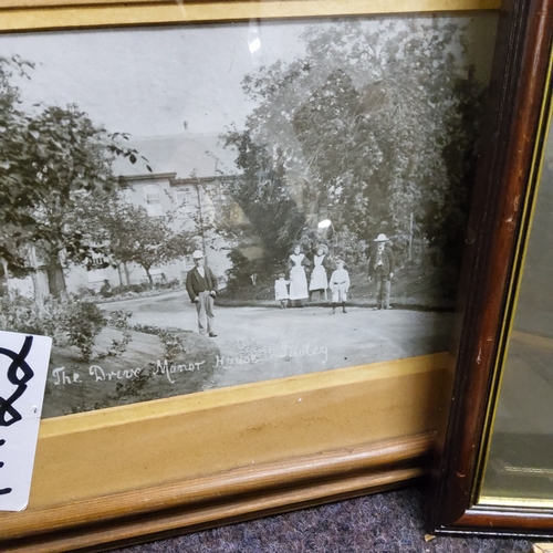 105 - Photography - black and white, portrait images, The Drive Manor House, Pilsley;  Clay Cross Iro... 