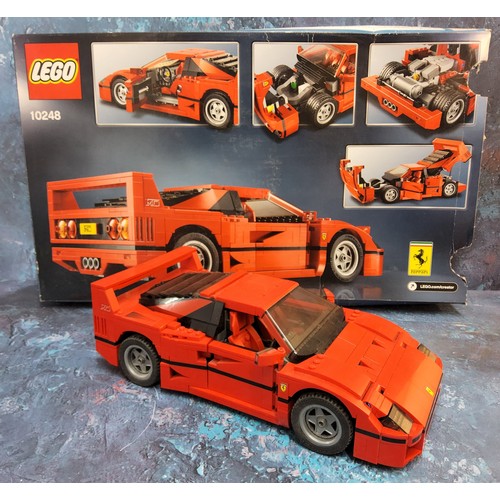 300 - Lego Creator Expert Ferrari F40 #10248, built complete with instructions & box