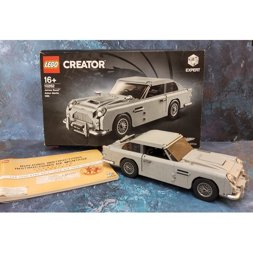 304 - A Lego Creator Expert set, James Bond Aston Martin DB5, built complete with instruction manuals &... 