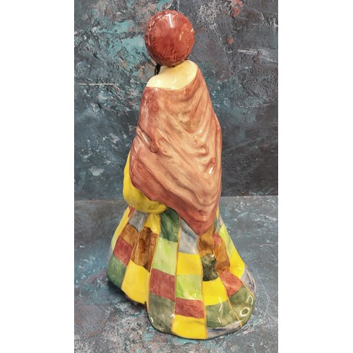 317 - A Royal Doulton earthenware figure, Parson Daughter, designed by Leslie Harradine, 26cm high, i... 