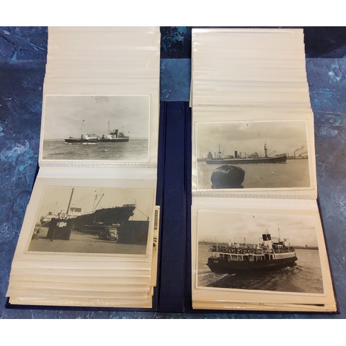 199 - Nautical Interest & Photography  - An interesting photgraphy album of early 20th century bl... 