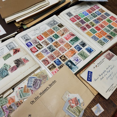 381 - Postal History - Various stamp albums containing Victorian, and early 20th century examples includin... 