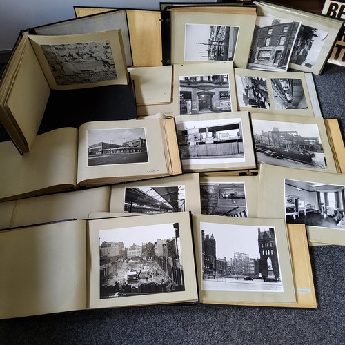 516 - Photography - interesting archive of albums from Town Planning in the 1950's, including  Reconstruct... 