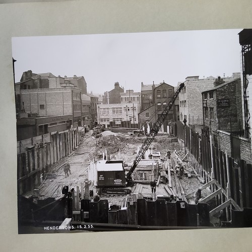 516 - Photography - interesting archive of albums from Town Planning in the 1950's, including  Reconstruct... 