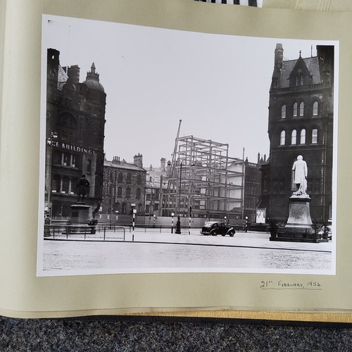 516 - Photography - interesting archive of albums from Town Planning in the 1950's, including  Reconstruct... 