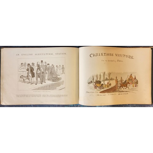 81 - Caldecott (Ralph), Gleanings from the Graphic, London: 1889, pictorial boards, oblong folio