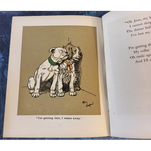 332 - Aldin, Cecil (Illust.). Puppy Tails, London: Lawrence & Jellicoe, [c.1911], quarto,  16 colour p... 