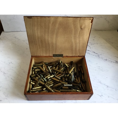 338 - A collection of bullet casings, various