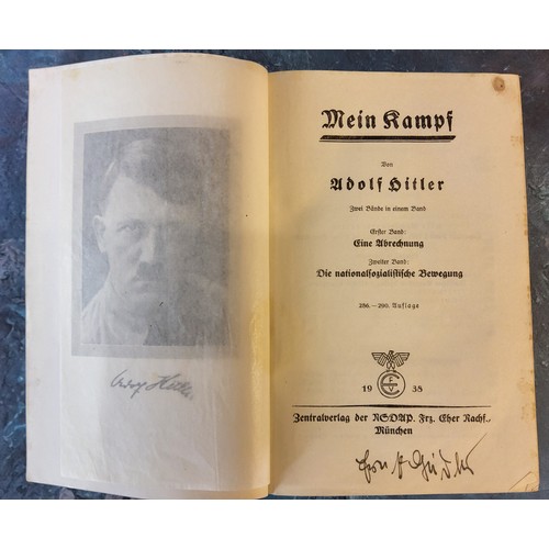 119 - Mein Kampf, Hitler, Adolf, published by Franz Eher Nachfolger GmbH, 1938