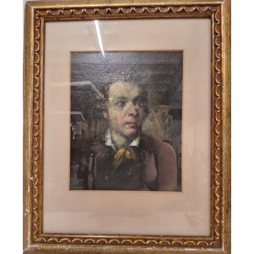 398 - In the manner of Thomas O'DonnellPortrait of a 19th century Gentlemanoil on canvas, 25cm x 20cm... 