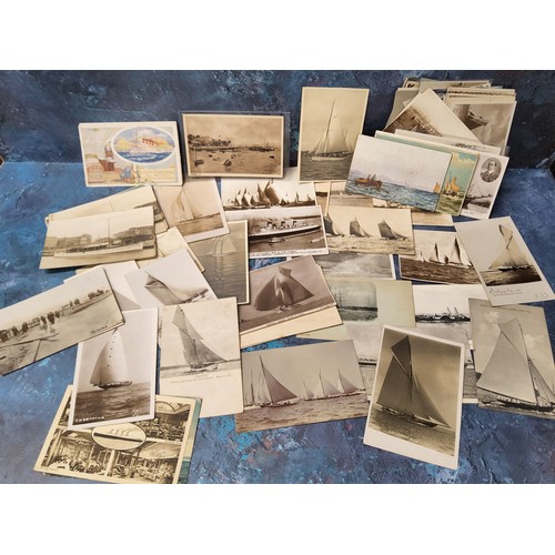 98 - Postcards -  Transport - motor vehicles, ships, trains, Cunard White Star;  etc