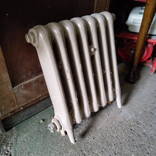 757 - A Victorian cast iron radiator