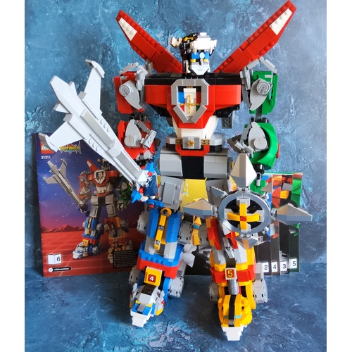 737 - A Lego 21311 Voltron, built complete with six instruction manuals