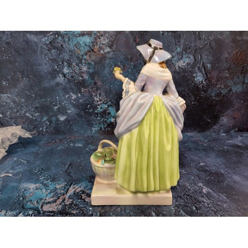 354 - A Royal Doulton figure, Spring Flowers, 18cm high, HN1807