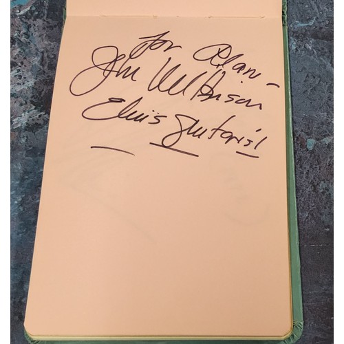 564 - Elvis Presley (1935-1977) - a personal autograph book, a single page signed 'Sincerely Elvis Presley... 