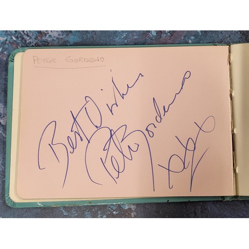 564 - Elvis Presley (1935-1977) - a personal autograph book, a single page signed 'Sincerely Elvis Presley... 