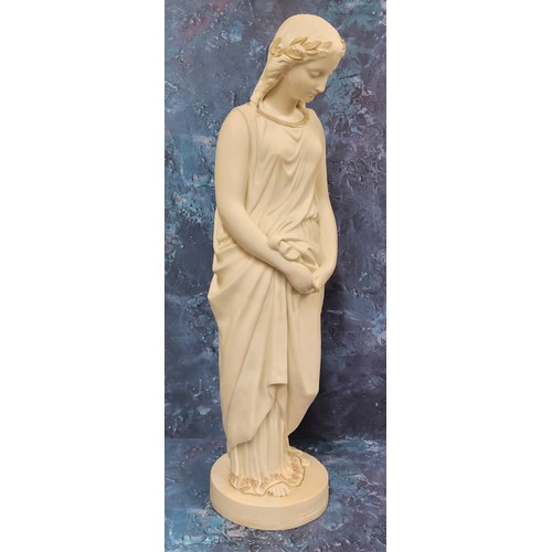 283 - A Copeland Parian Ware figure, Maidenhood, after The Sculpture by Edgar G Papworth Jnr, Published Ma... 