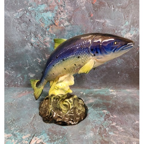 4 - A Beswick model of a Atlantic Salmon, impressed and printed marks, model no. 1233