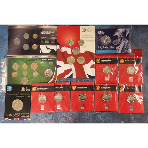 342 - Numismatics - The Royal Mint Celebrating Great Britain commemorative coins of the year 2011 proof co... 