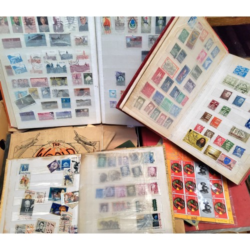 357 - Philately - a large collection of postage stamps, first day covers, in albums and loose