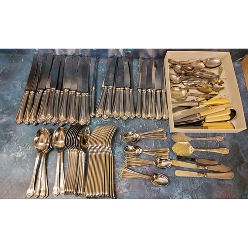 173 - Flatware - Sheffield knives, forks, spoons;  etc