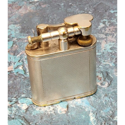 206A - A Dunhill Model A Sports lighter stamped PAT No. 288806 MADE IN ENGLAND