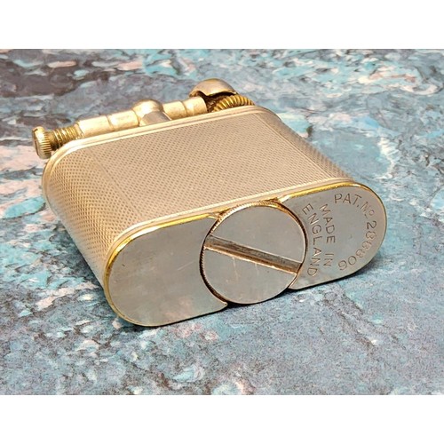 206A - A Dunhill Model A Sports lighter stamped PAT No. 288806 MADE IN ENGLAND