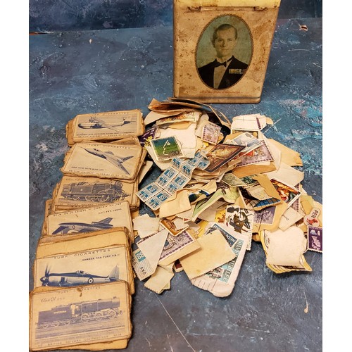 329 - Cigarette cards,  Turf Slides, British Aircraft;  others, British Railway Locomotives;&nbs... 