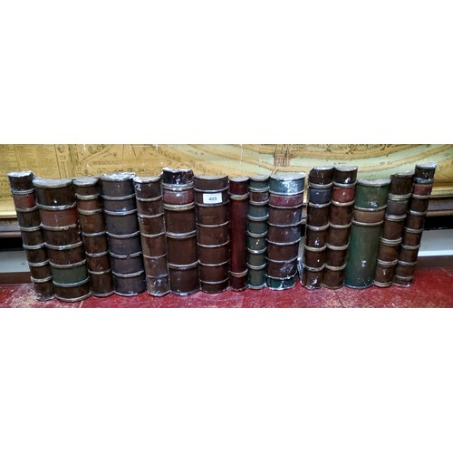 405 - Three sets of faux antiquarian book bindings