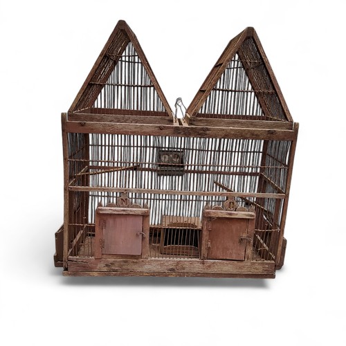 493 - A 19th century French Chateau bird cage c.1880