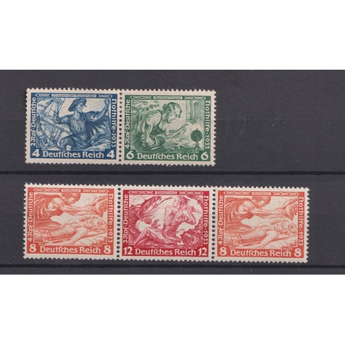 1060 - Stamps - a selection of German Third Reich  agner SG 514, 516, 517 and 518. SG MS618, MS635 etc. Mos... 