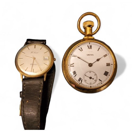 A 9ct gold H.Samuel dress watch, Swiss five jewel quartz movement ...