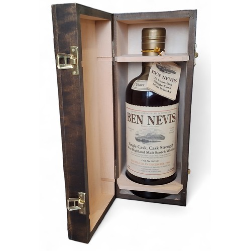 279 - Ben Nevis Single Highland Malt Scotch Whisky, cask no 98/35/13, distilled December 1984, vatted in S... 