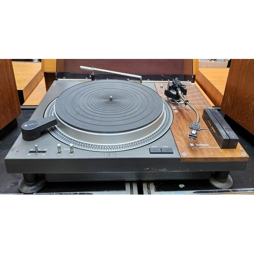 449 - A Technics SL-110 direct drive player system with SME Series III tone arm