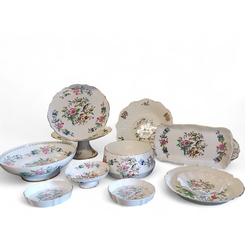 338 - Aynsley Pembroke pattern cake stands, bowls, serving trays, etc